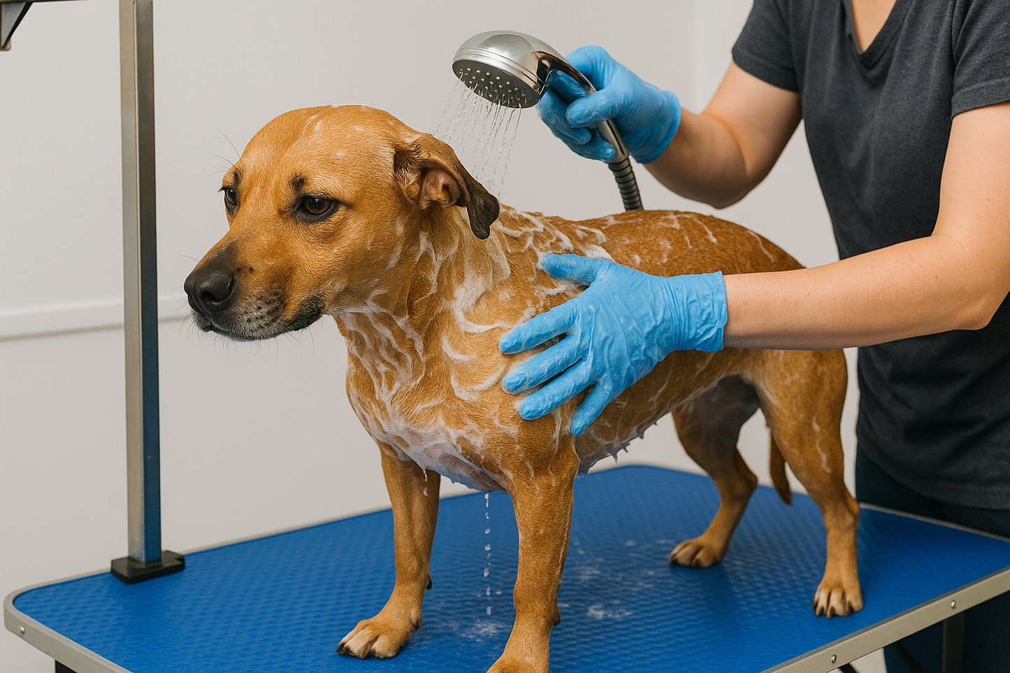 Mise en beauté chien
