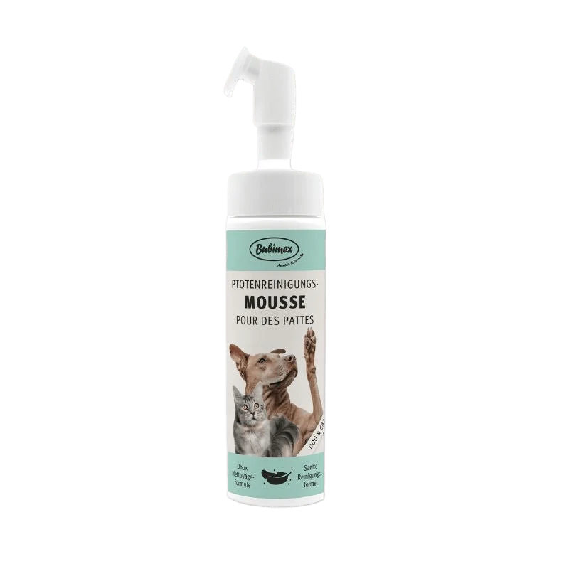 Mousse nettoyante pour pattes