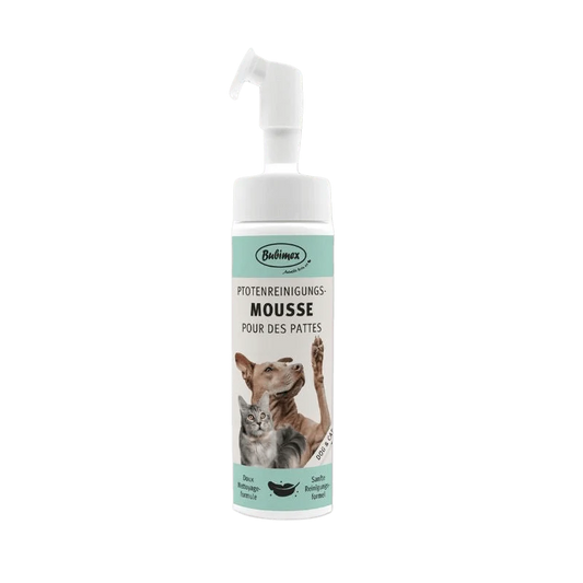 Mousse nettoyante pour pattes